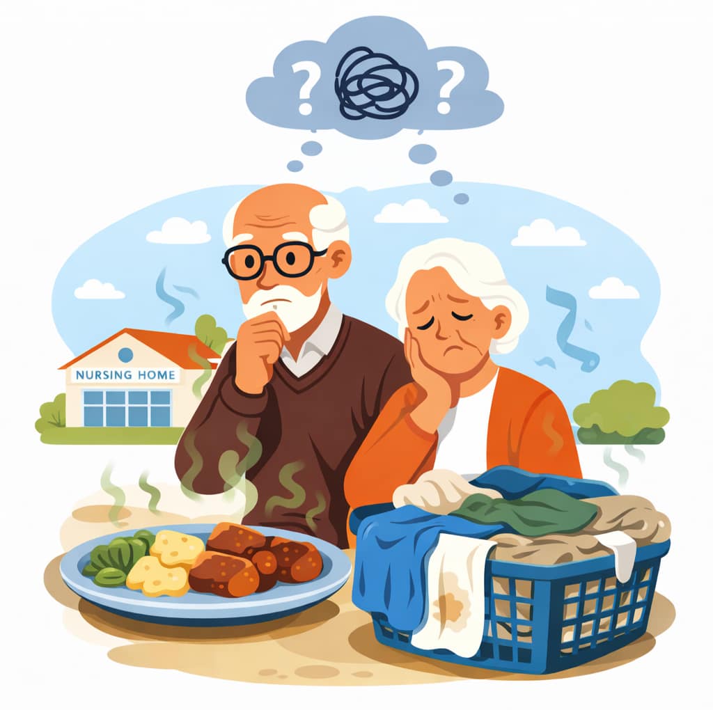 Low Quality Food and Laundry at Nursing Home