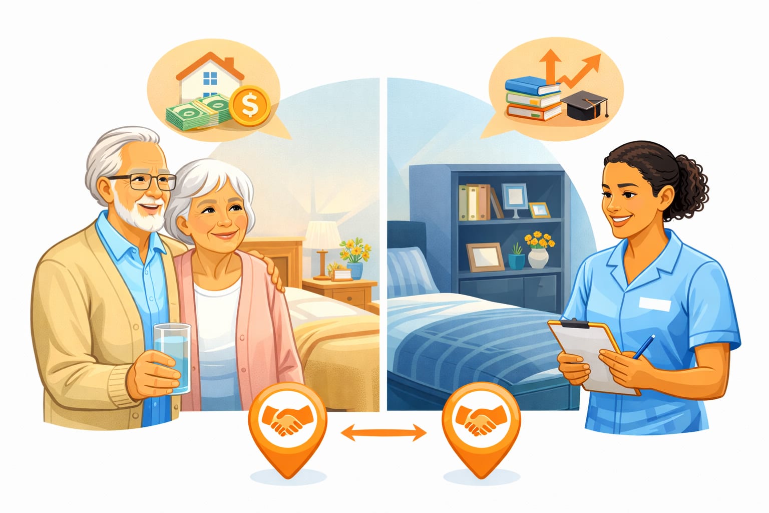 Sharing Space Benefit for LiveIn Helper