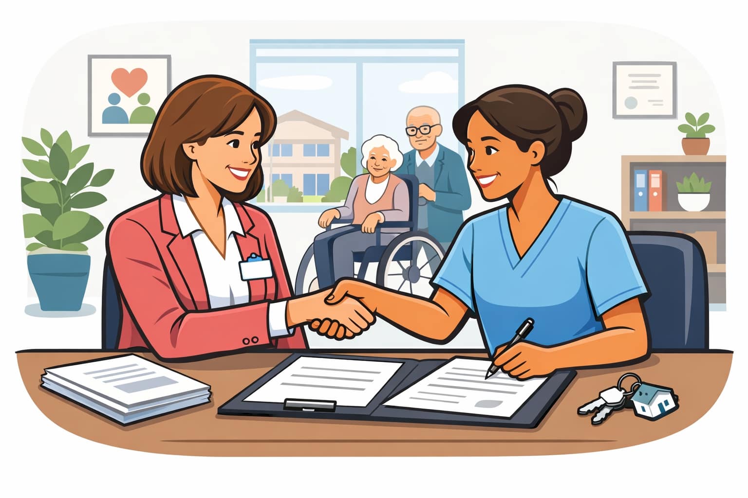 LiveIn Helper Agreement with Nursing Home