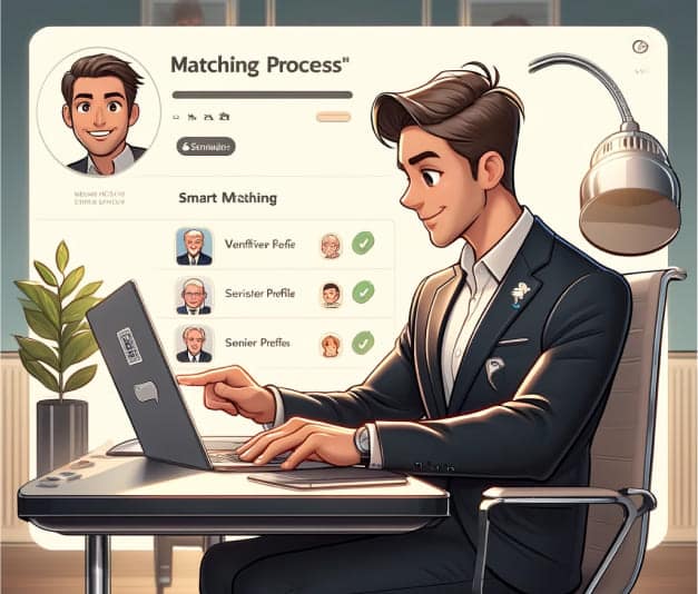 LiveIn Helper Browsing the Matching Hosts